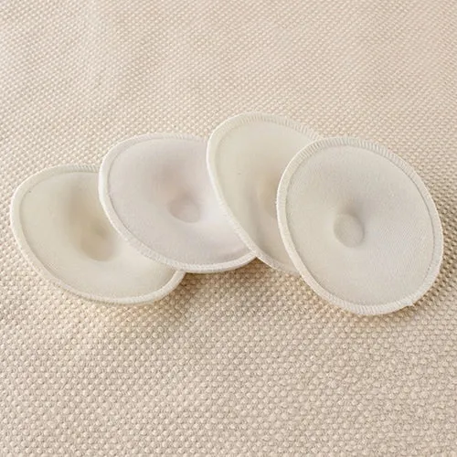 Pack of 4 Anti Overflow Breast Pads Maternity Women Nursing Bra Washable Breast Pad