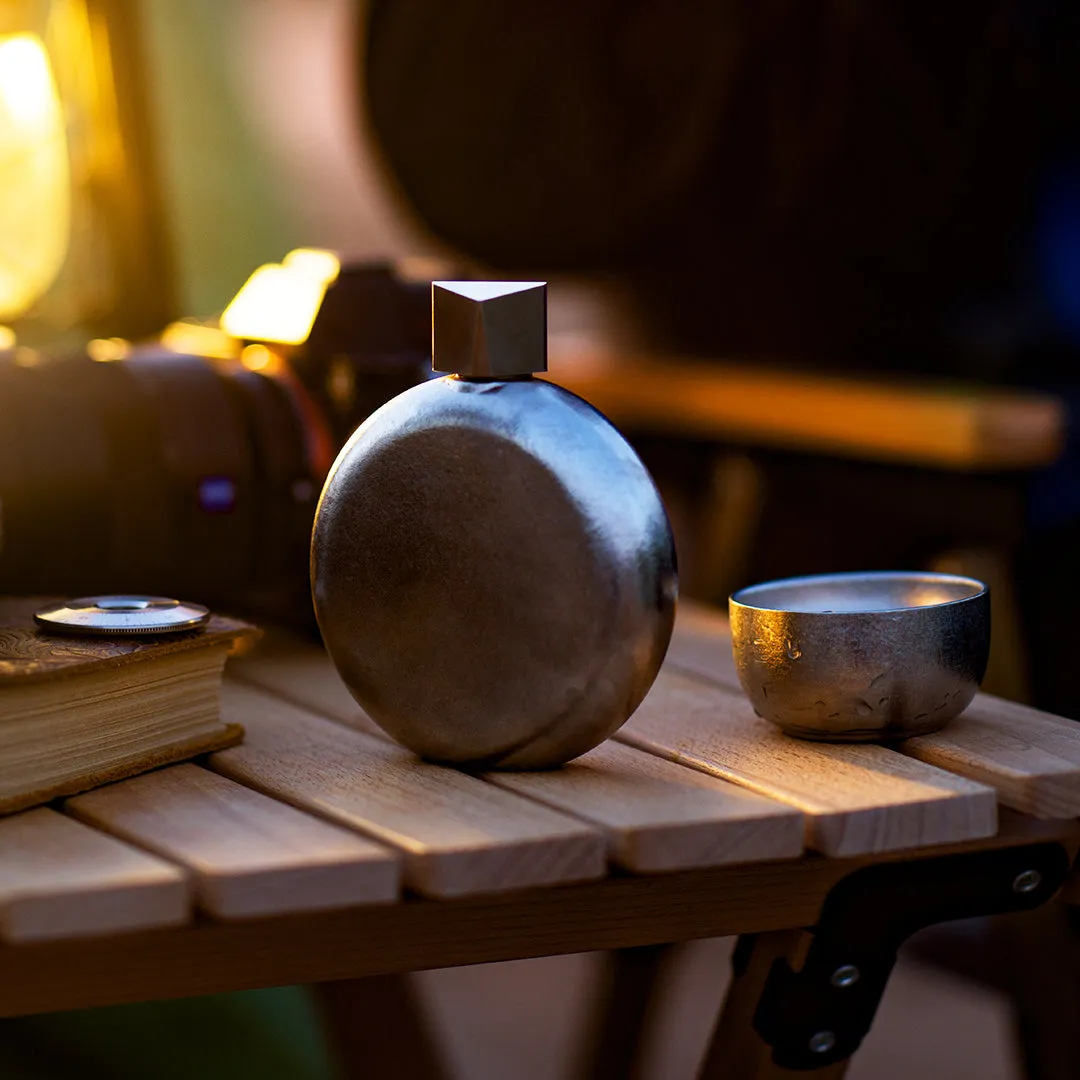 Portable Titanium Hip Flask Bottle
