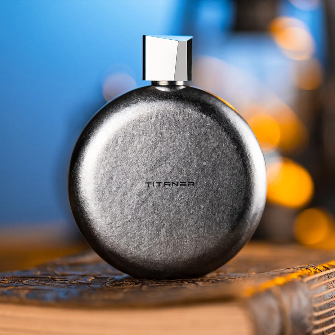 Portable Titanium Hip Flask Bottle
