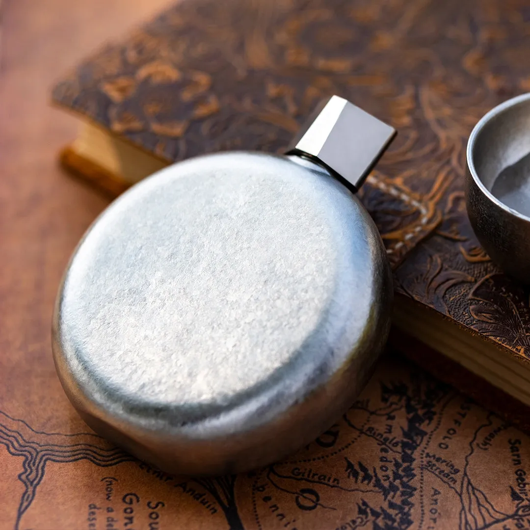 Portable Titanium Hip Flask Bottle