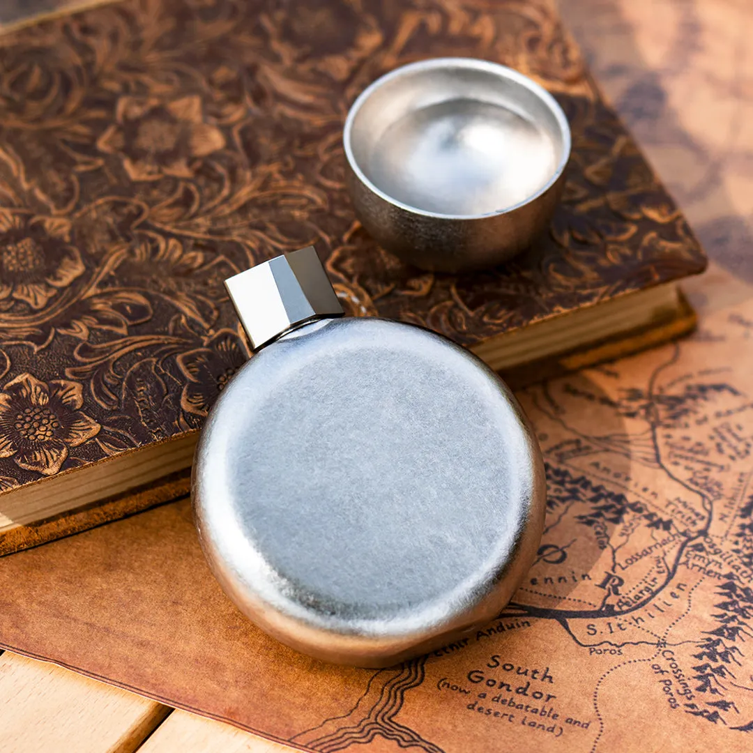 Portable Titanium Hip Flask Bottle
