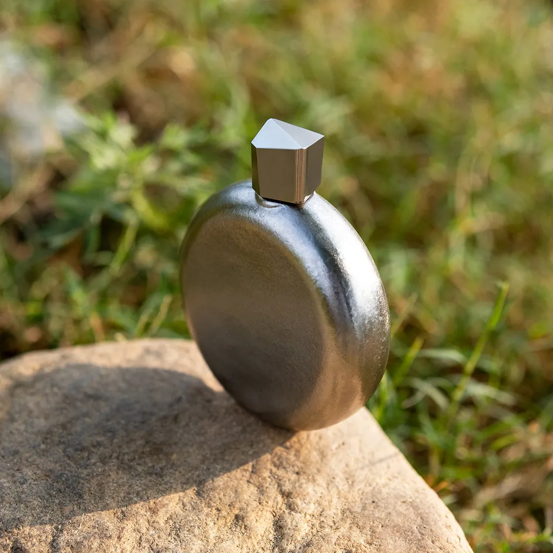 Portable Titanium Hip Flask Bottle