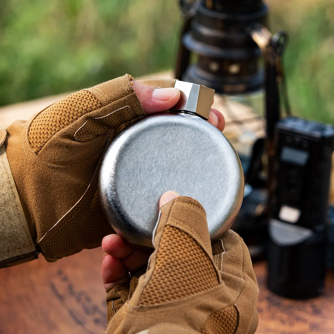 Portable Titanium Hip Flask Bottle