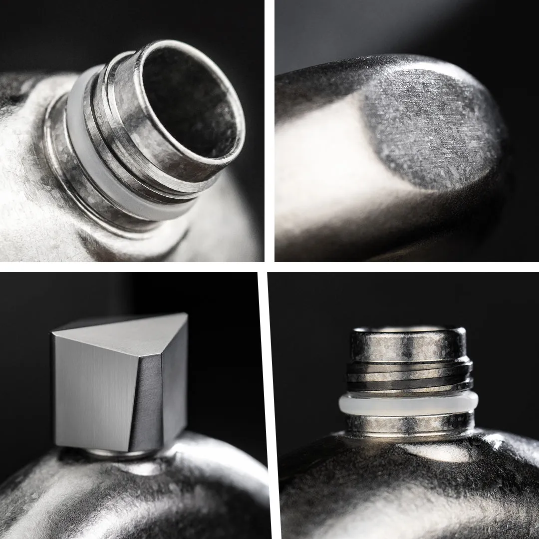 Portable Titanium Hip Flask Bottle