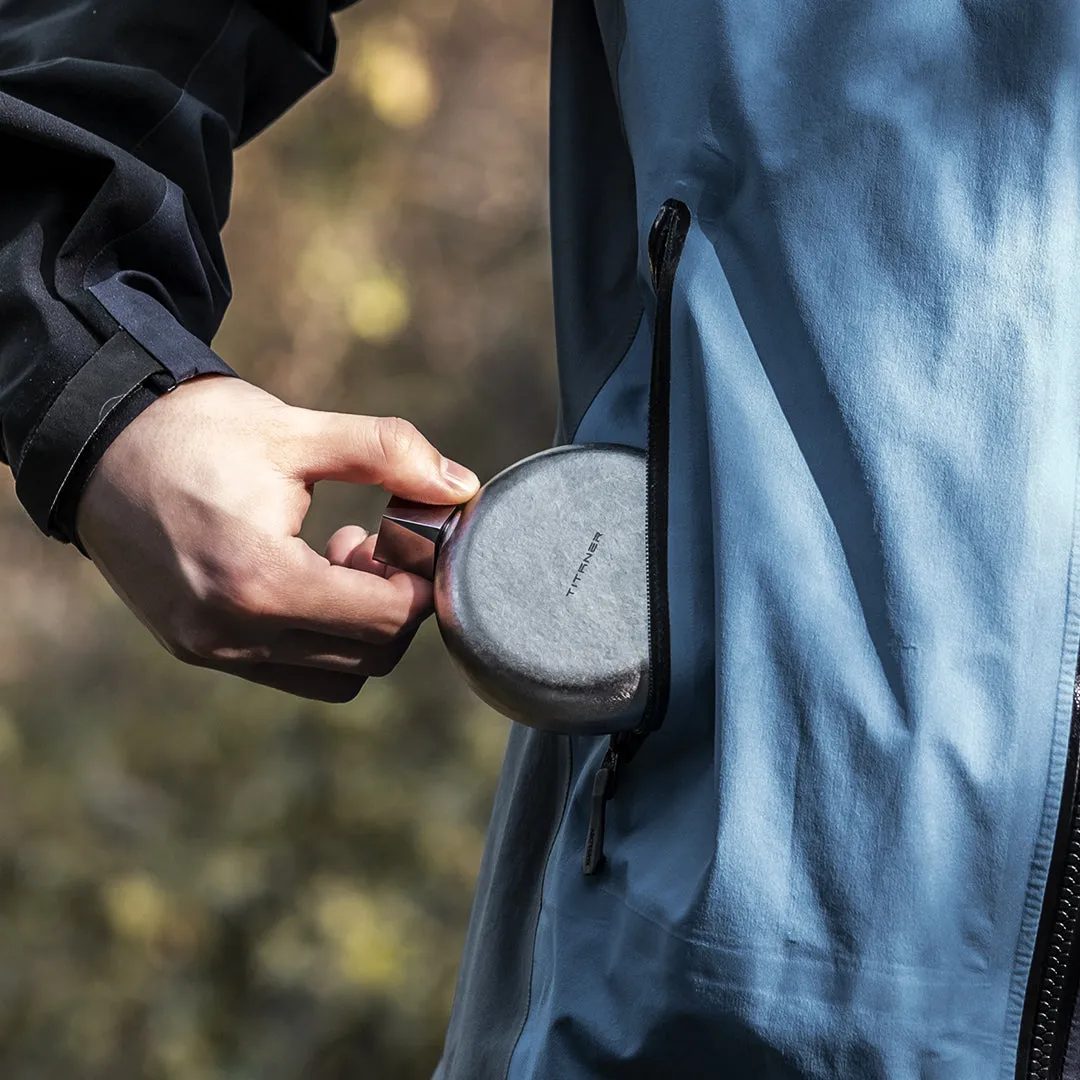 Portable Titanium Hip Flask Bottle
