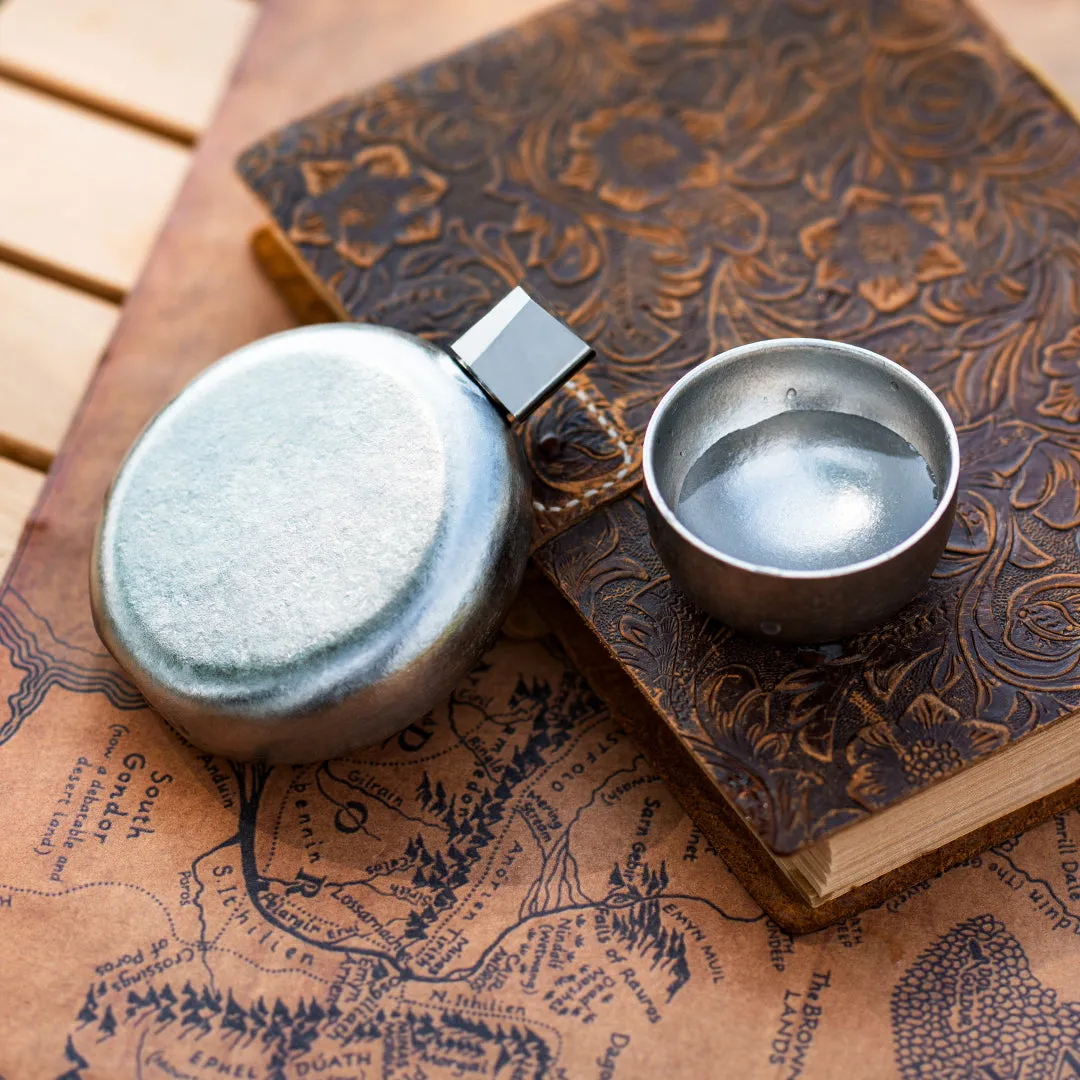 Portable Titanium Hip Flask Bottle