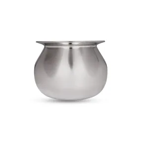 Pot with Lid - 6 x 8 Inches | Dal Handi/ Stainless Steel Pot/ Cooking Pot for Home/ 775 Gms Approx