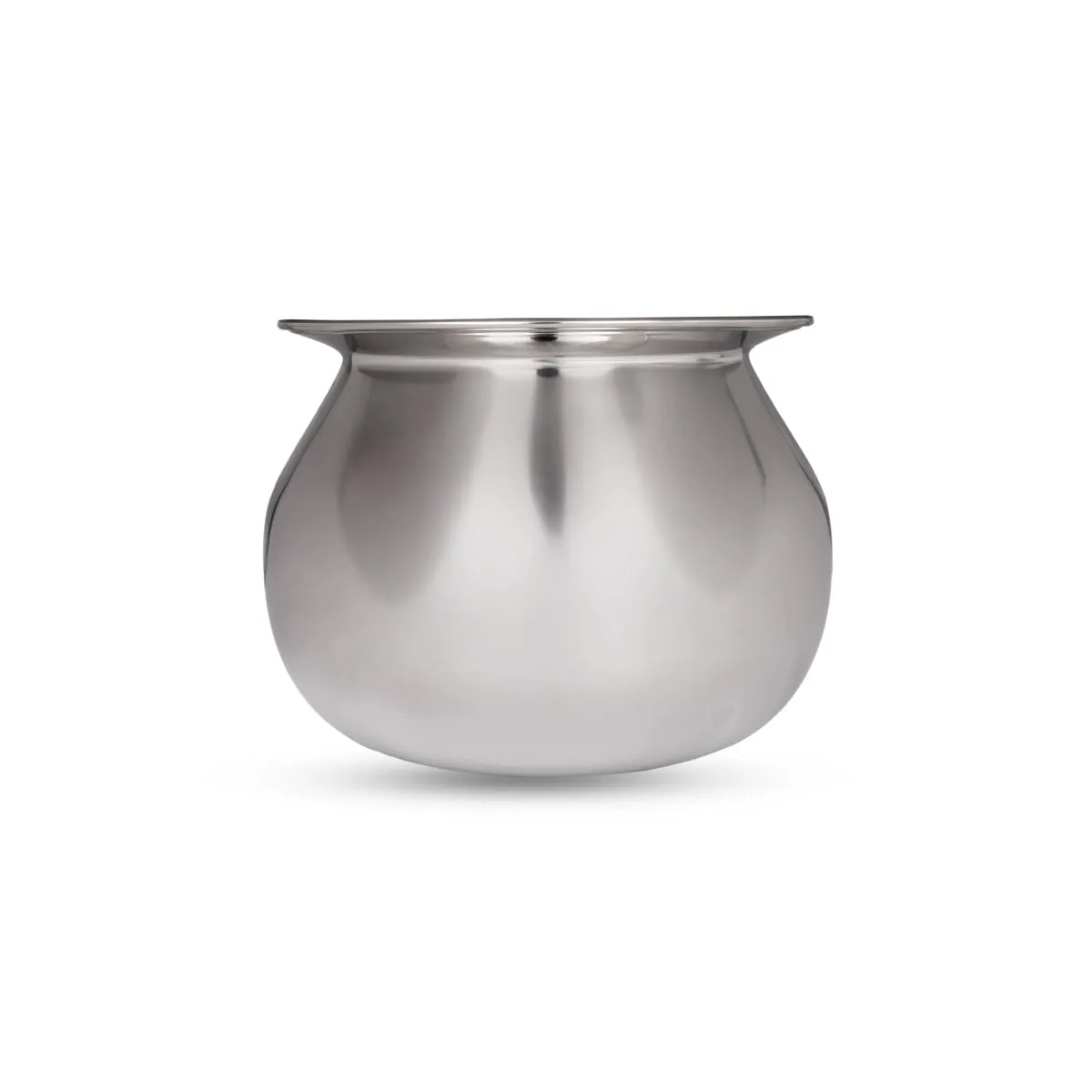 Pot with Lid - 6 x 8 Inches | Dal Handi/ Stainless Steel Pot/ Cooking Pot for Home/ 775 Gms Approx