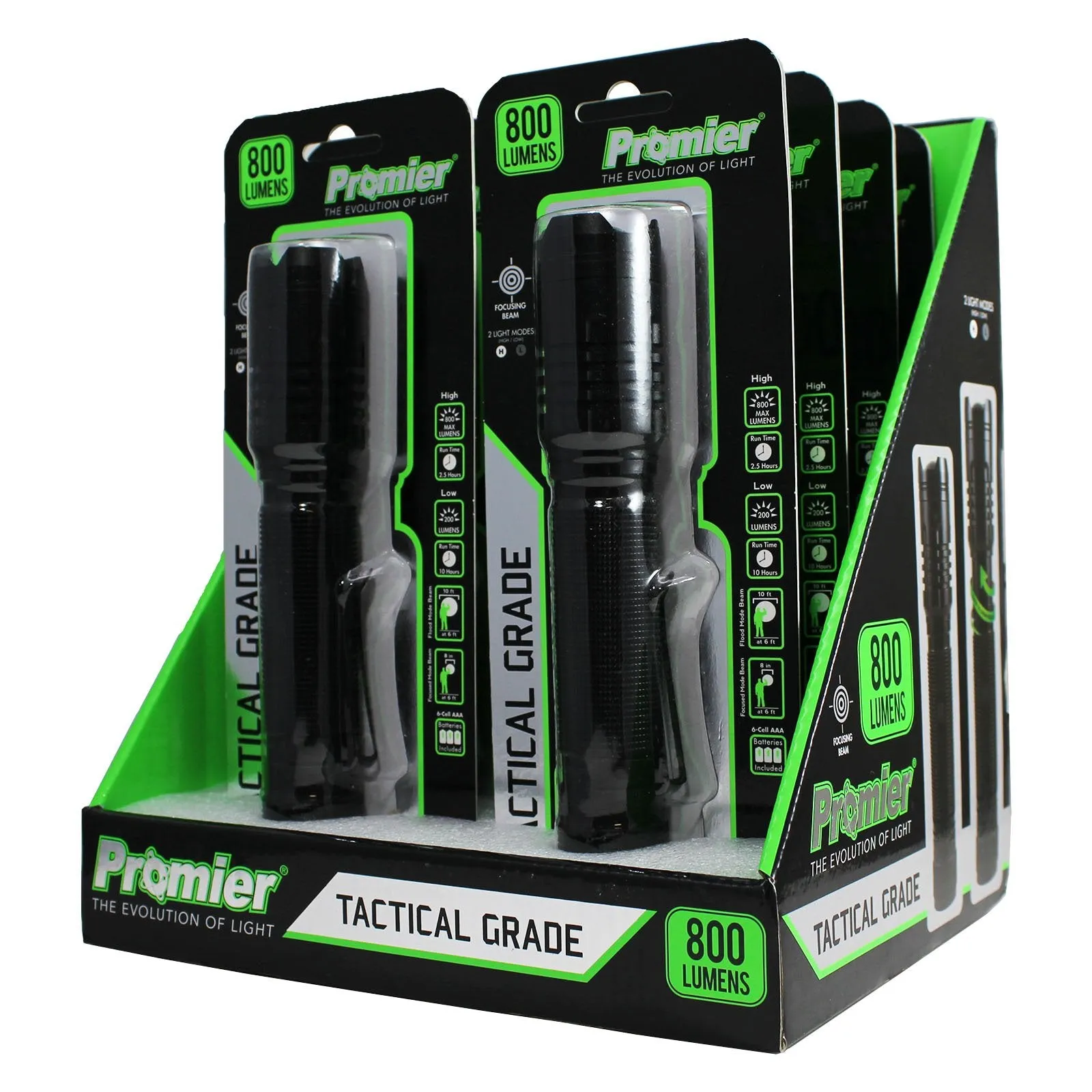 Promier P800Fl-8/16 800 Lumen Flashlight