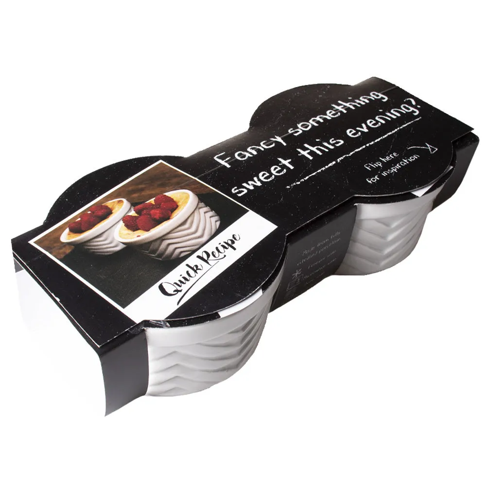 Quick Recipe Dessert Porcelain Pots