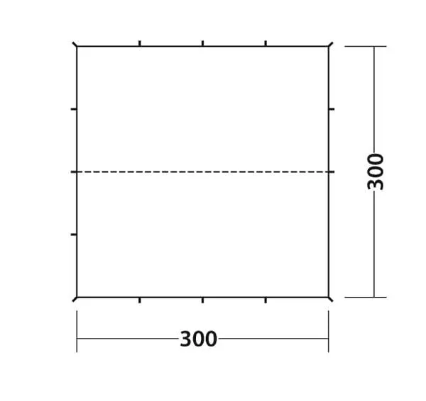Robens Camping Tarp 3 x 3 Metres