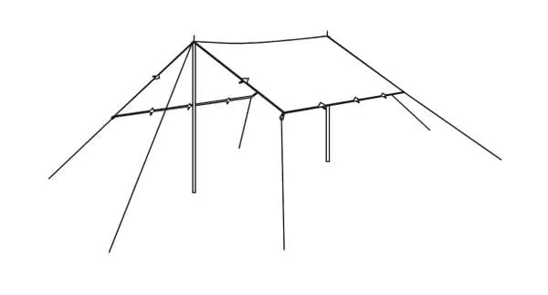 Robens Camping Tarp 3 x 3 Metres