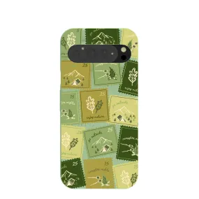 Sage Green Camp Stamps Google Pixel 9 Pro XL Case