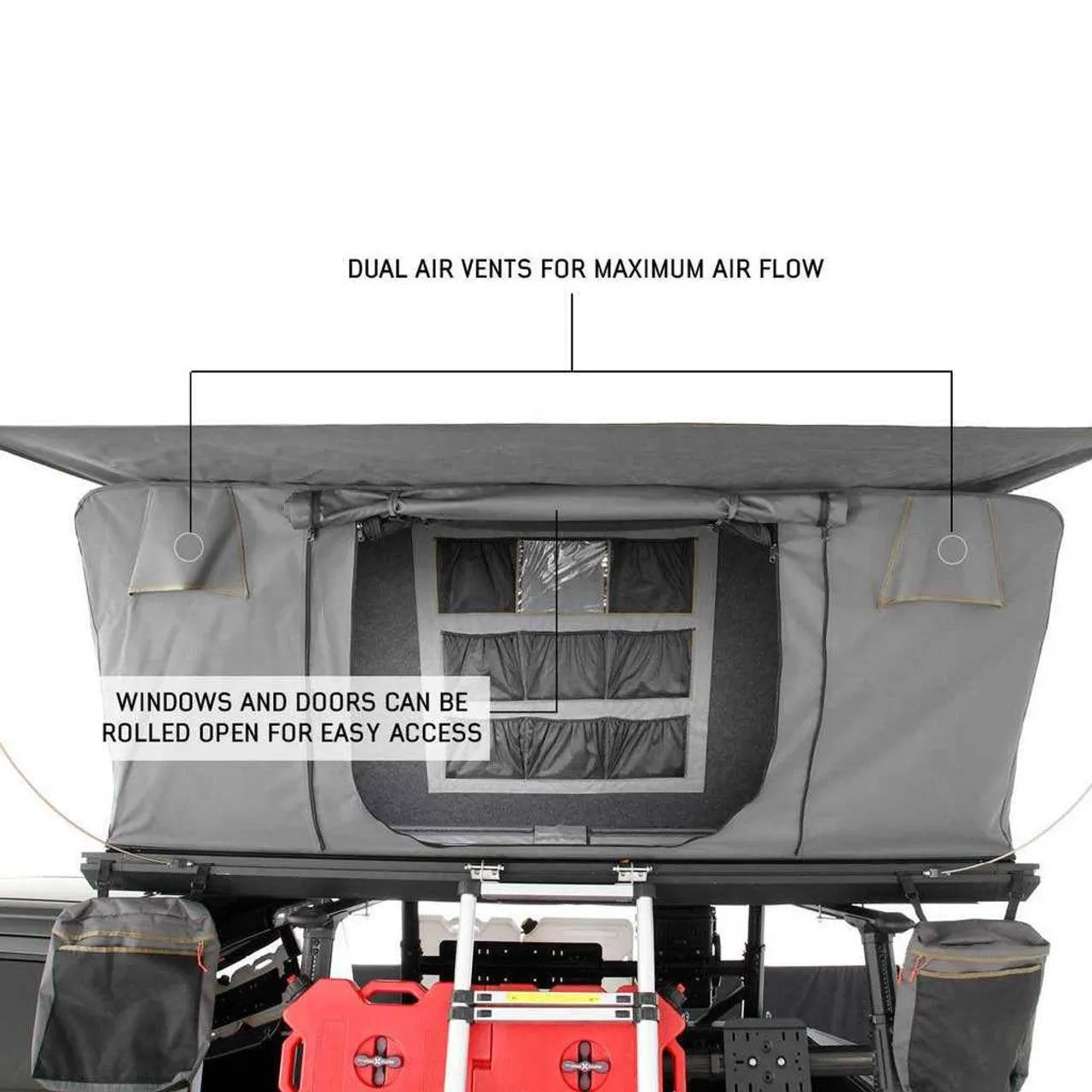 Sidewinder Aluminum Side Opening Roof Top Tent | OVERLAND VEHICLE SYSTEMS
