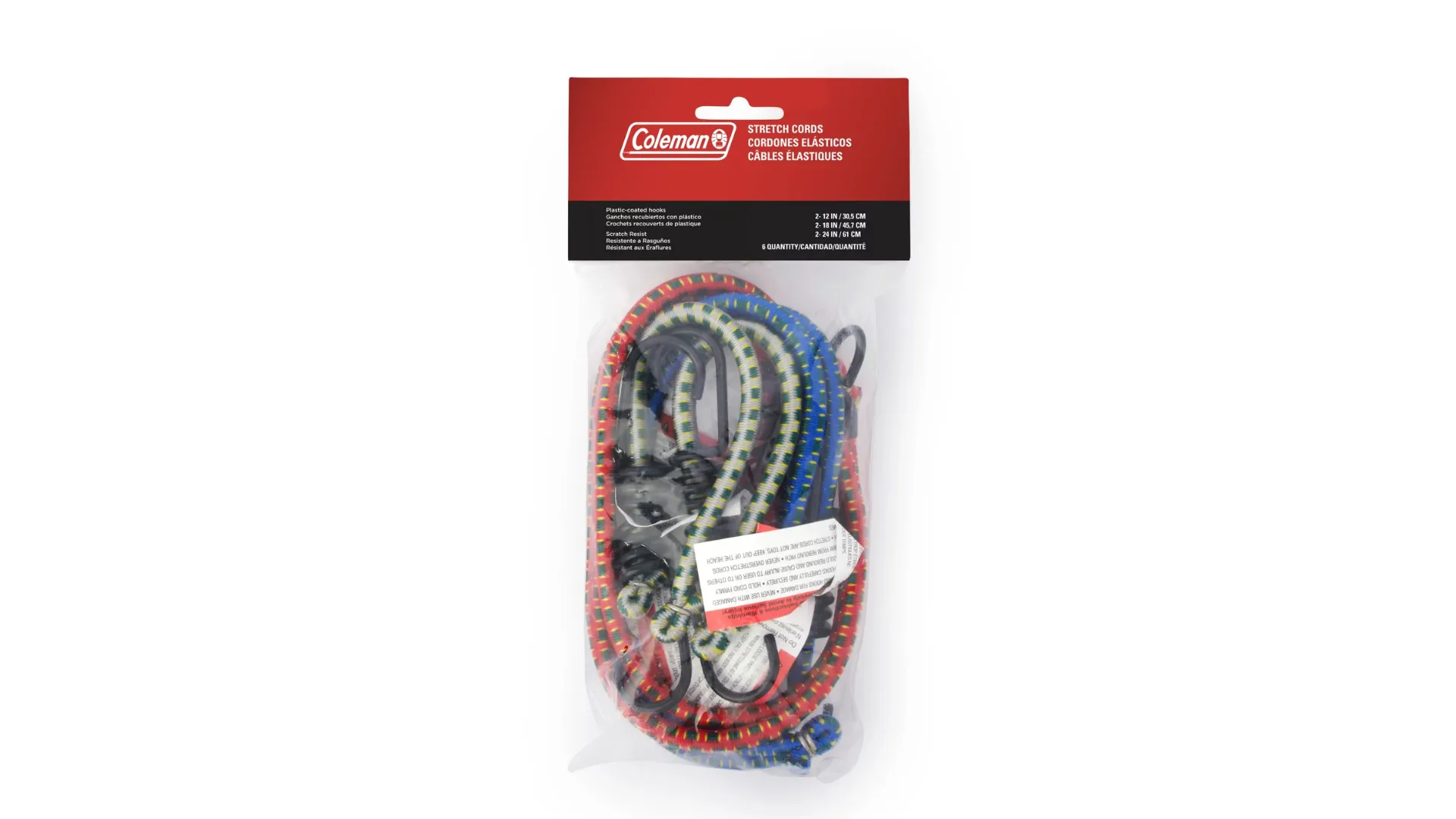 Stretch Cord Fasteners, Pack Of 6