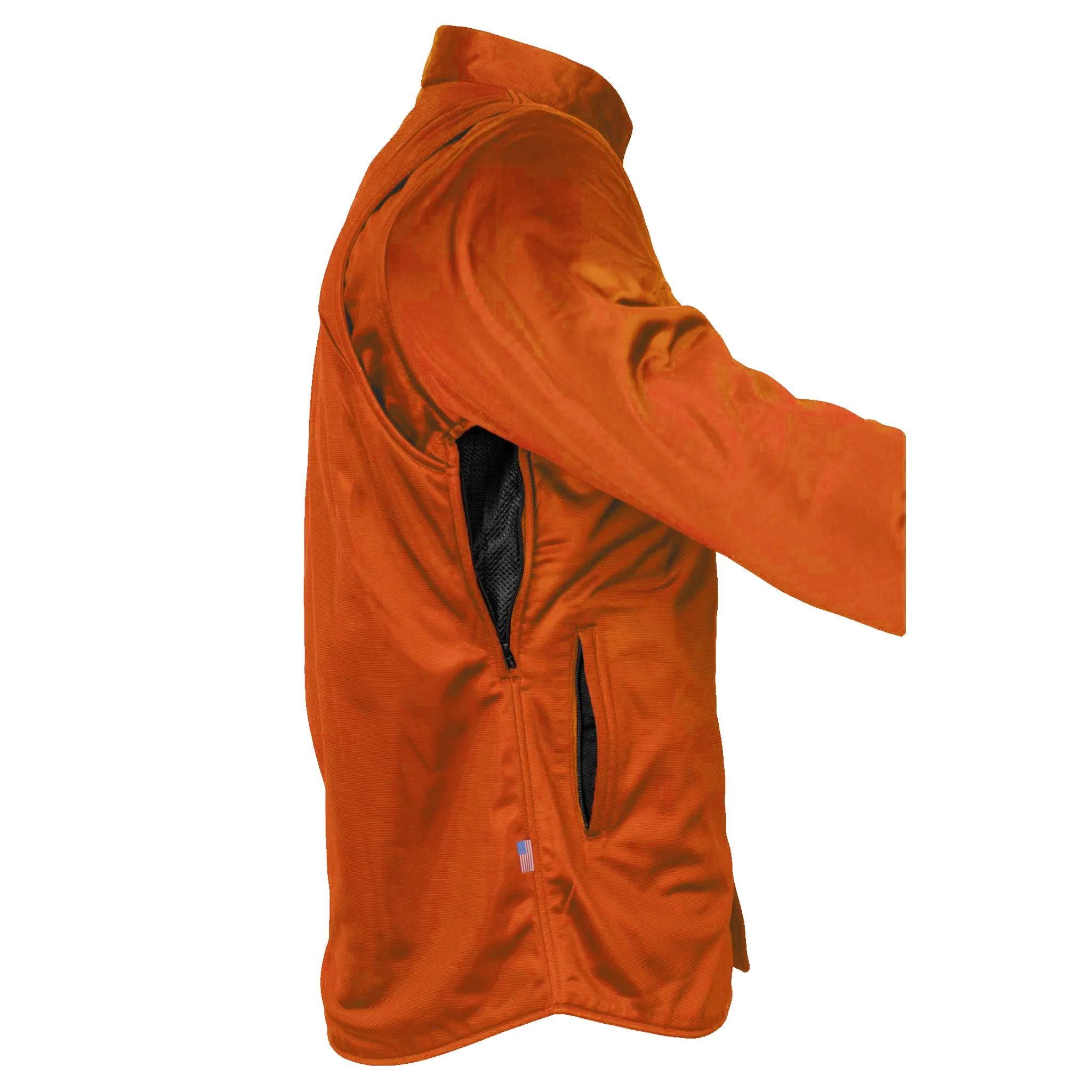 Ultra Protective Shirt - Orange Solid with Pads