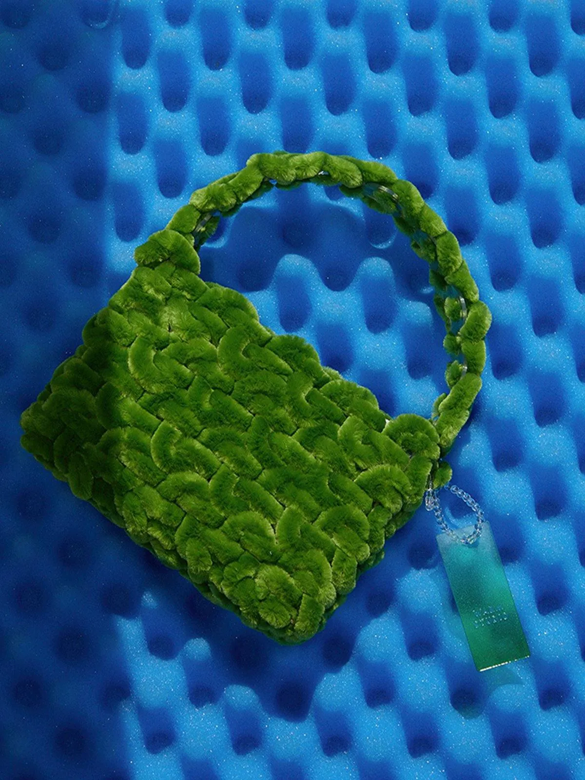 Warm Studio Fluffy Bag - Green