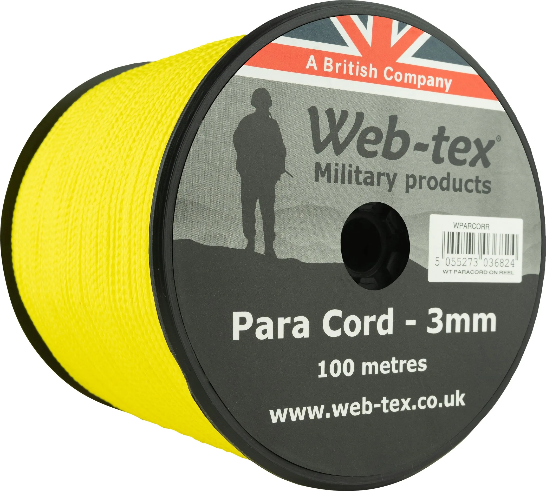 Web-tex Paracord Reel Roll 100m x 3mm