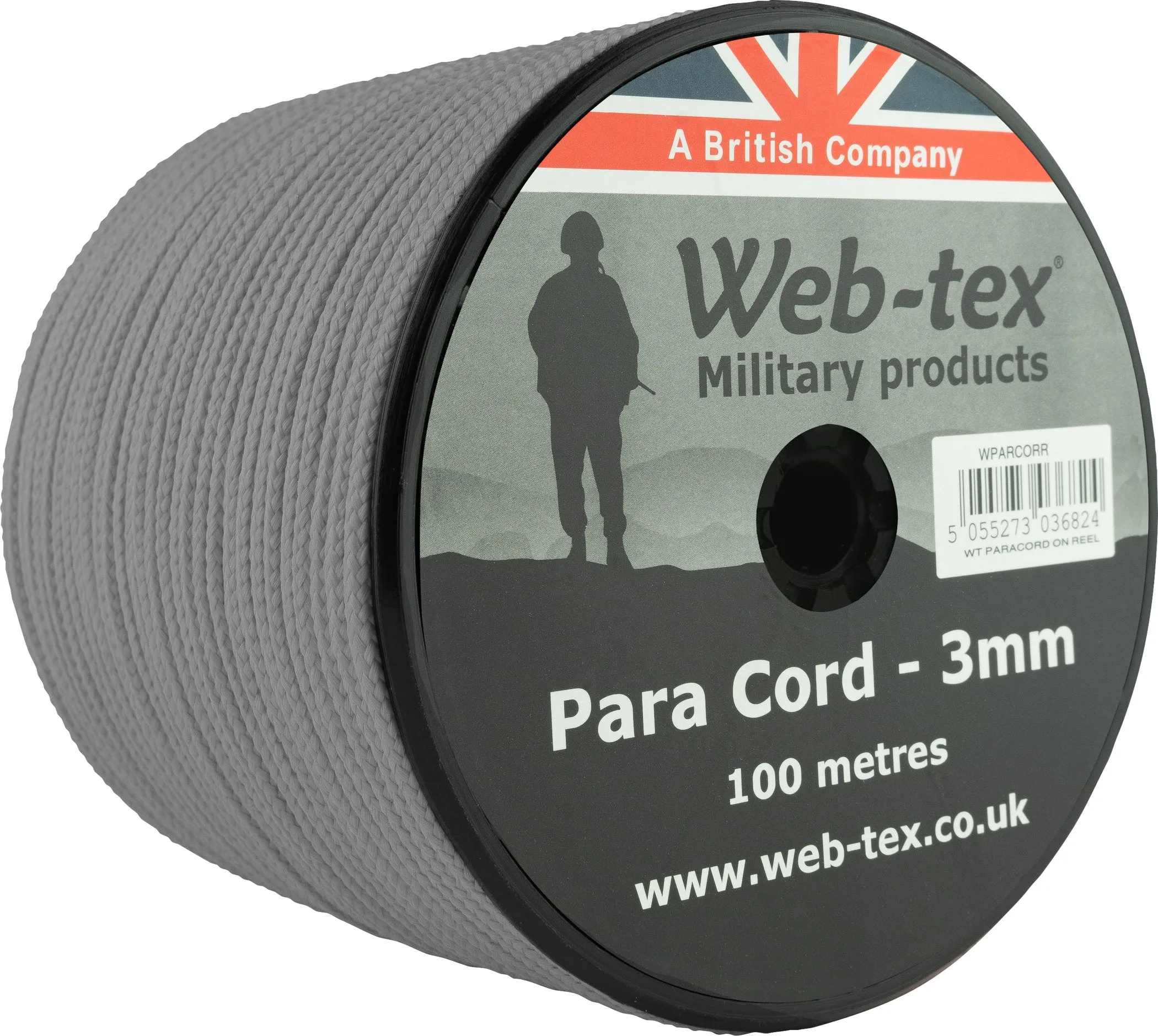 Web-tex Paracord Reel Roll 100m x 3mm