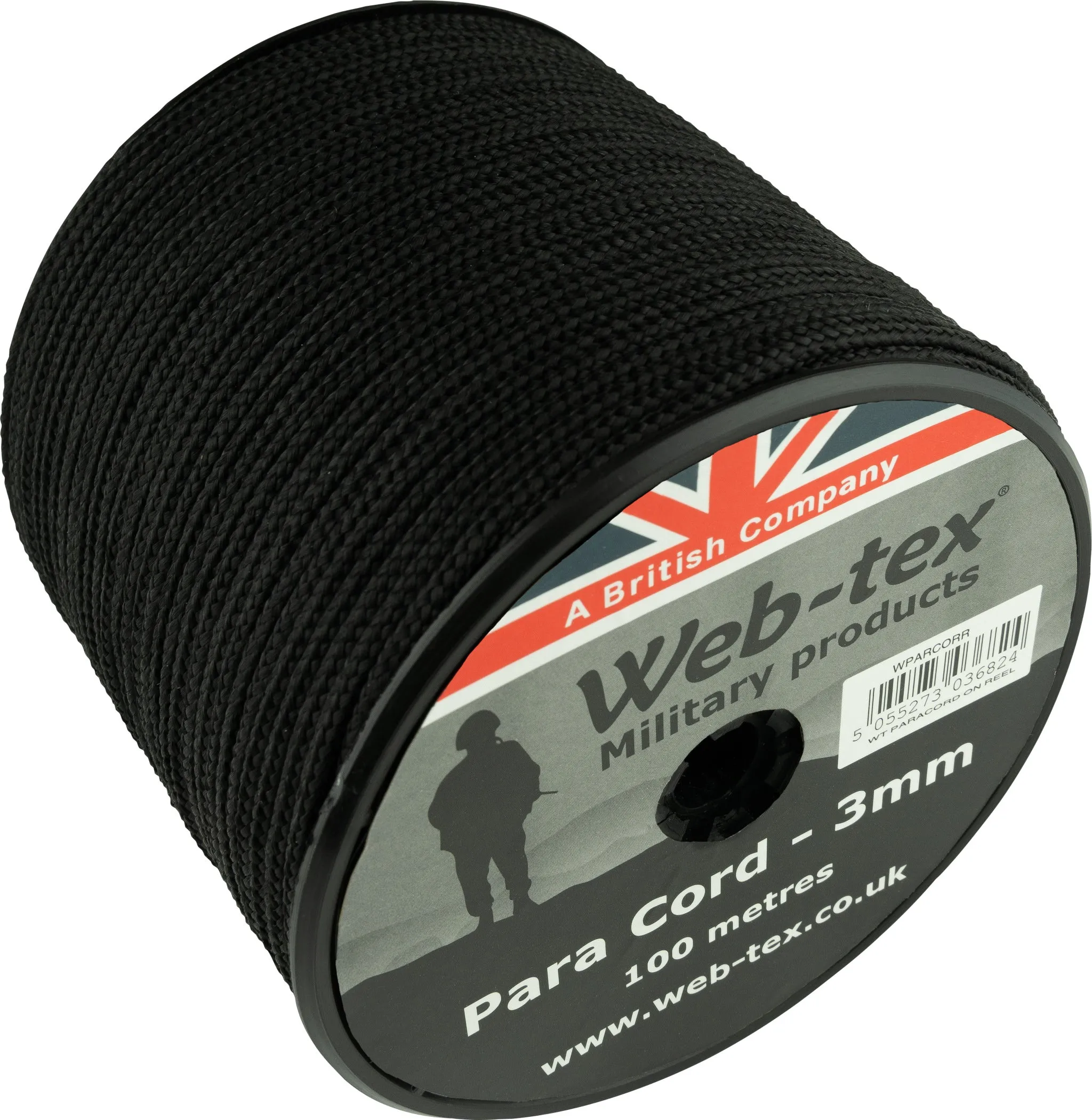 Web-tex Paracord Reel Roll 100m x 3mm