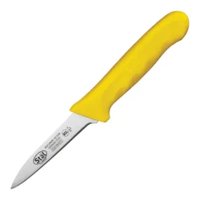 Winco KWP-30Y 3-1/4" Paring Knives, Yellow PP Handle, 2pcs/pk