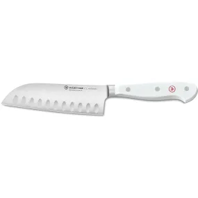Wusthof Classic White 5-inch Hollow Ground Santoku Knife