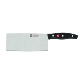 Zwilling 1001408 Cleaver 7" Chinese Chef's Knife/Cleaver with Black Plastic Handle